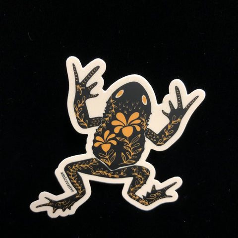 Dark Toad Omens Sticker