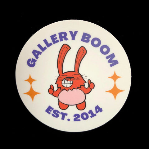 boom bunny Gallery Boom Est 2014 Sticker