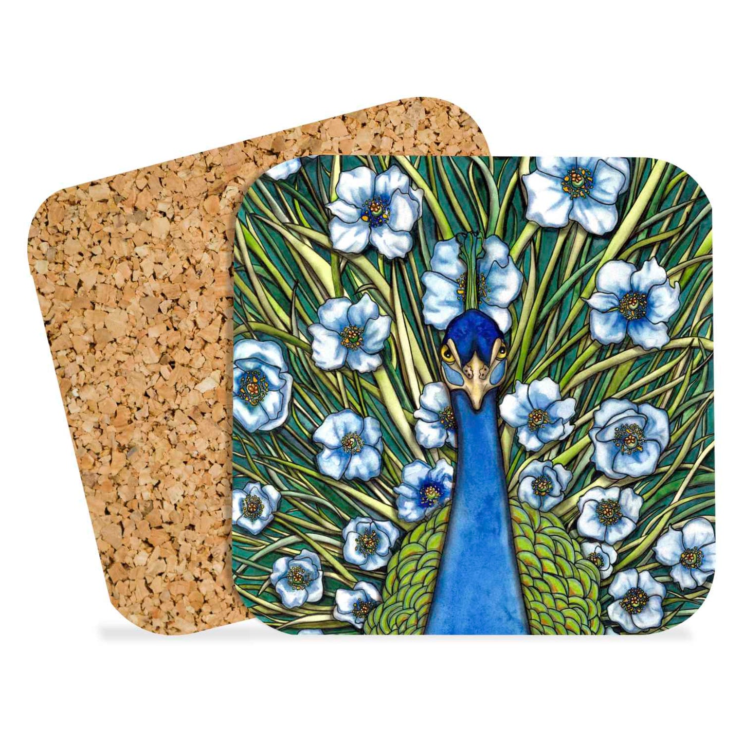 Peacock Grande Fleur Coaster