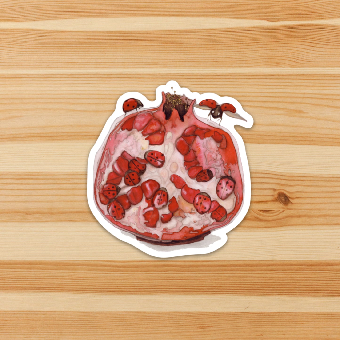 Pomegranate Surprise Sticker