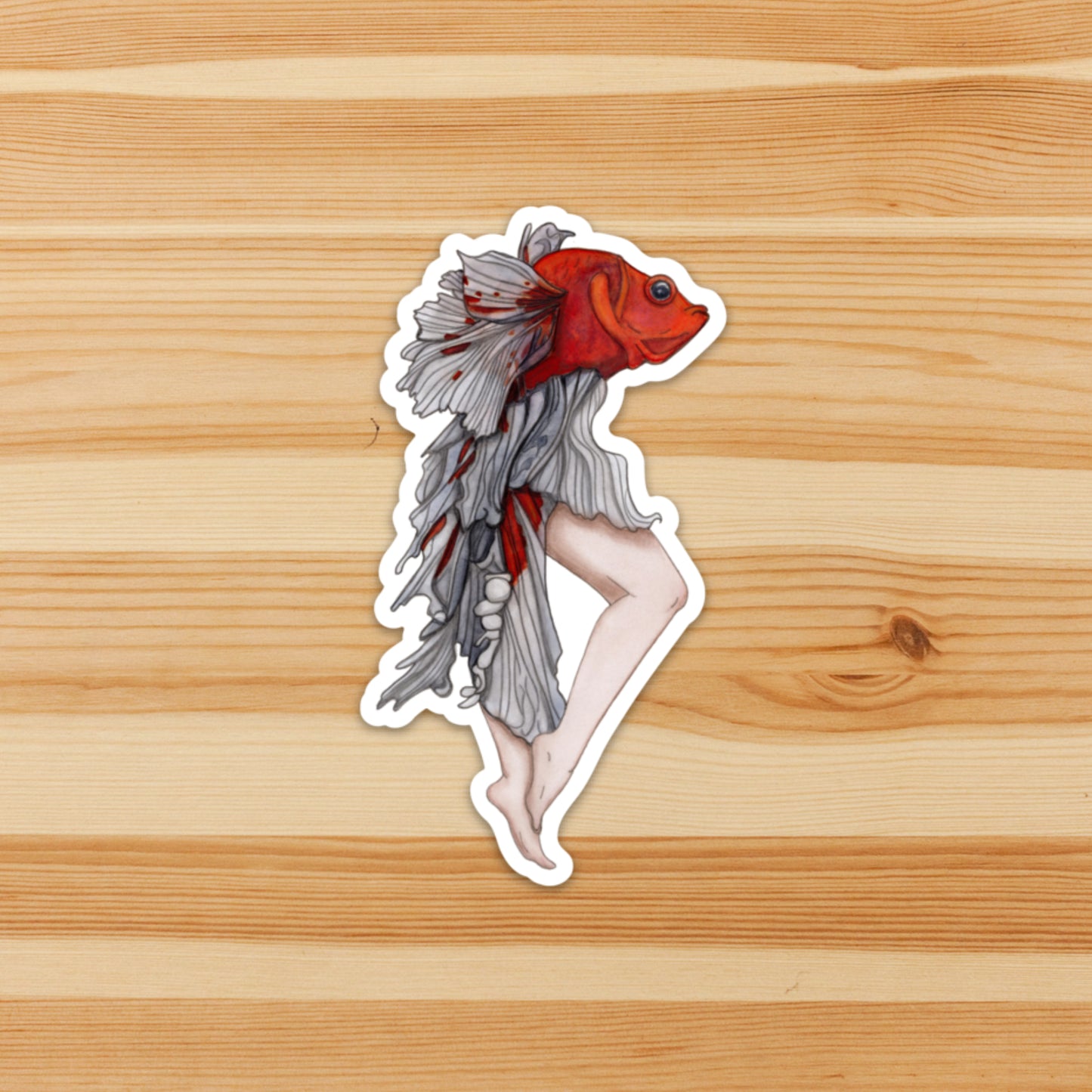 Strange Fish Sticker