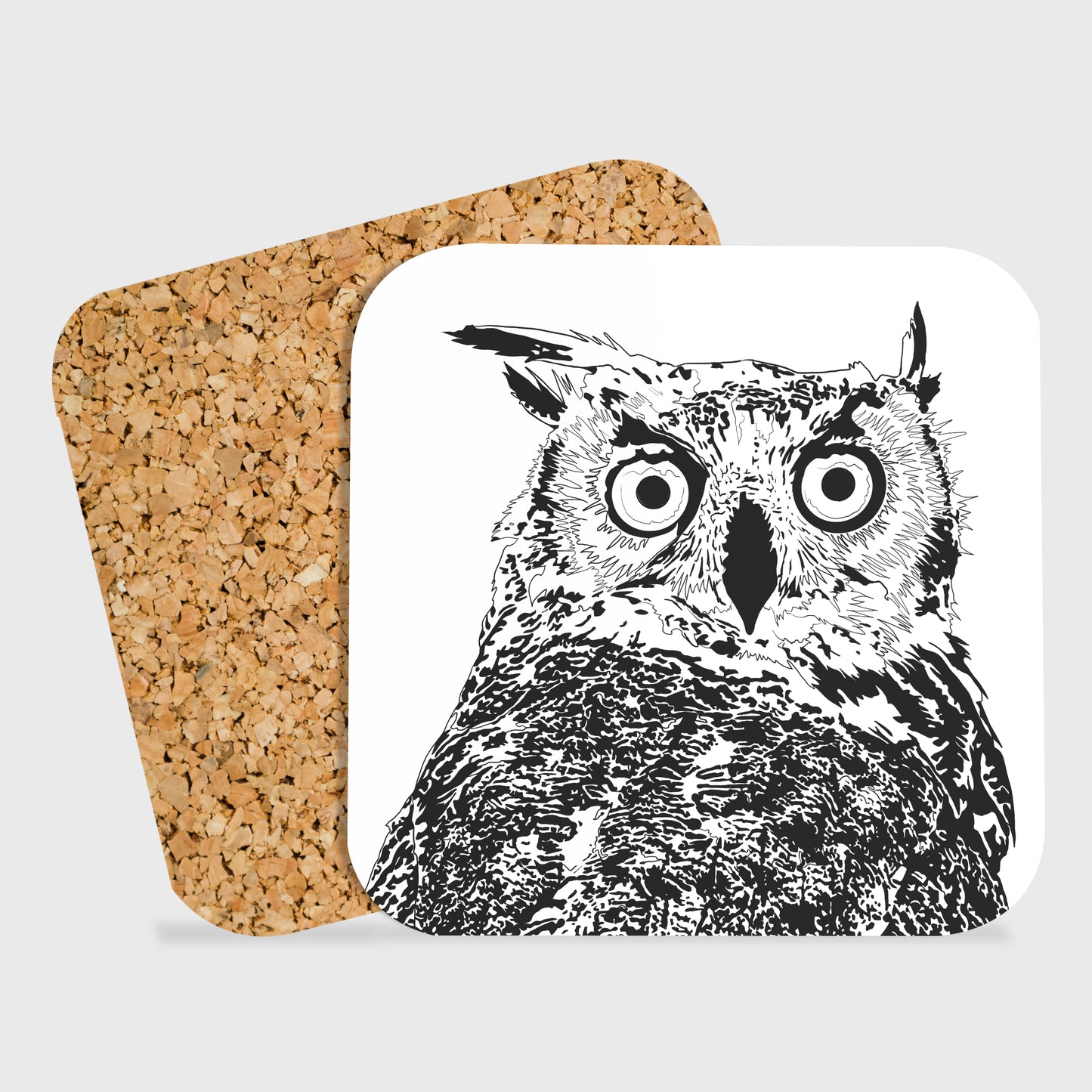 Stunned Owl Coaster