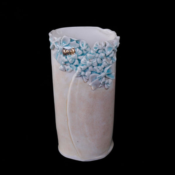 Stoneware Bow Vase