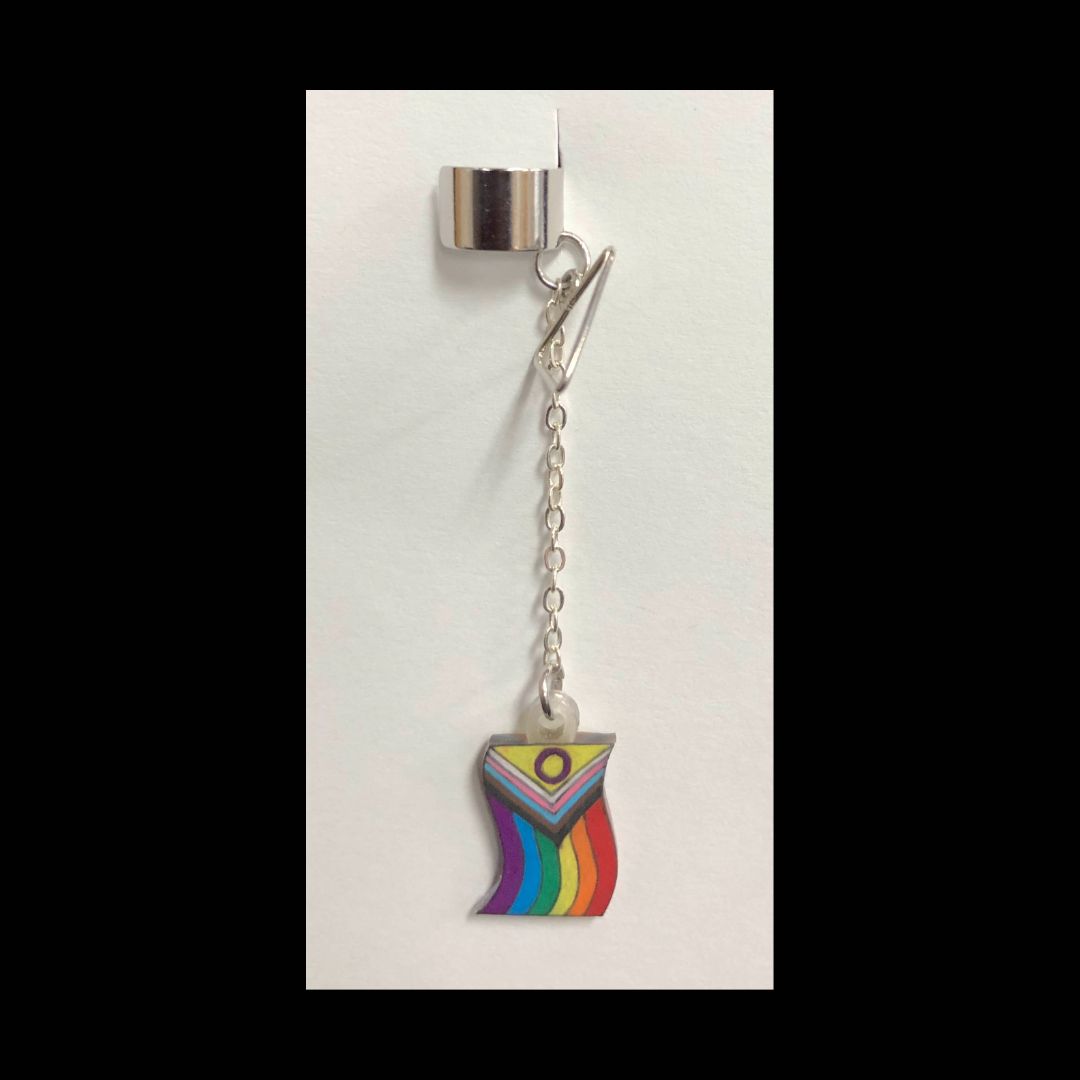Rainbow Pride Flag Ear Cuff