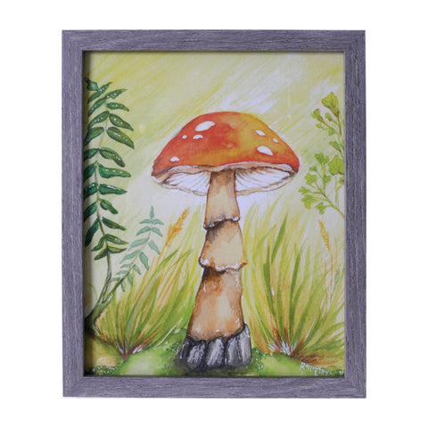 Mushroom Garden - framed print