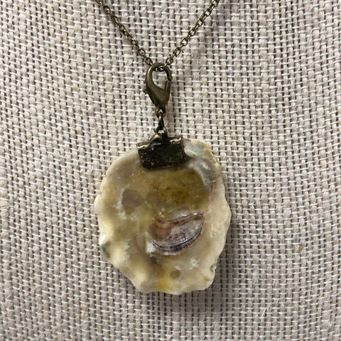 Natural - Oyster Shell Necklace