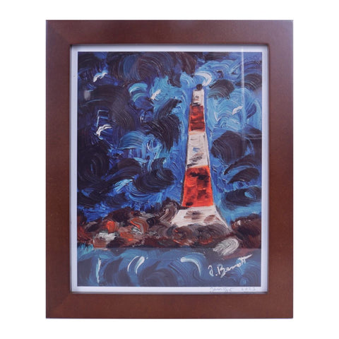 Lighthouse - Framed and Matted Print