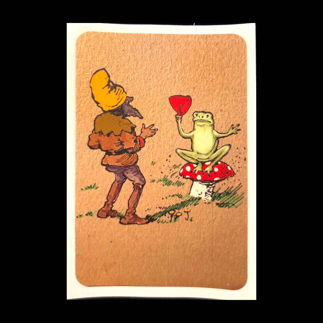 Gnome and Frog Sticker