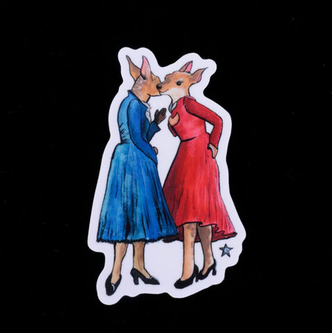 Quite Fawn'd of You Sticker