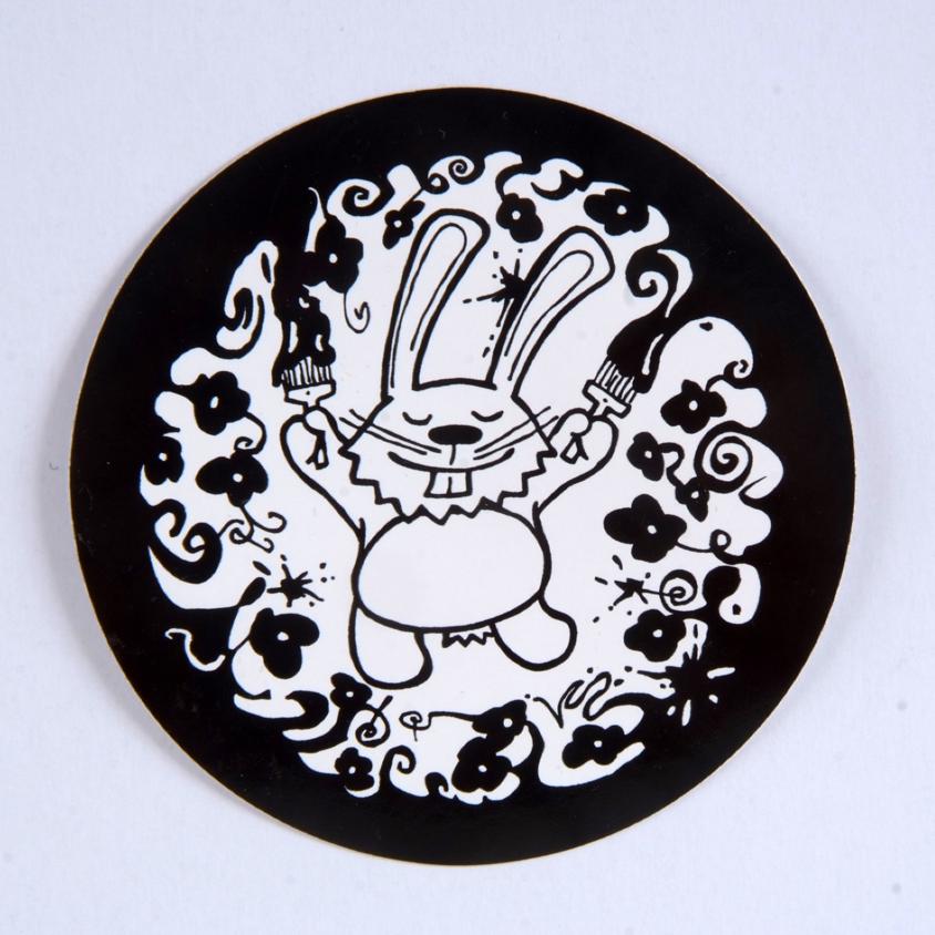 Boom Bunny Sticker