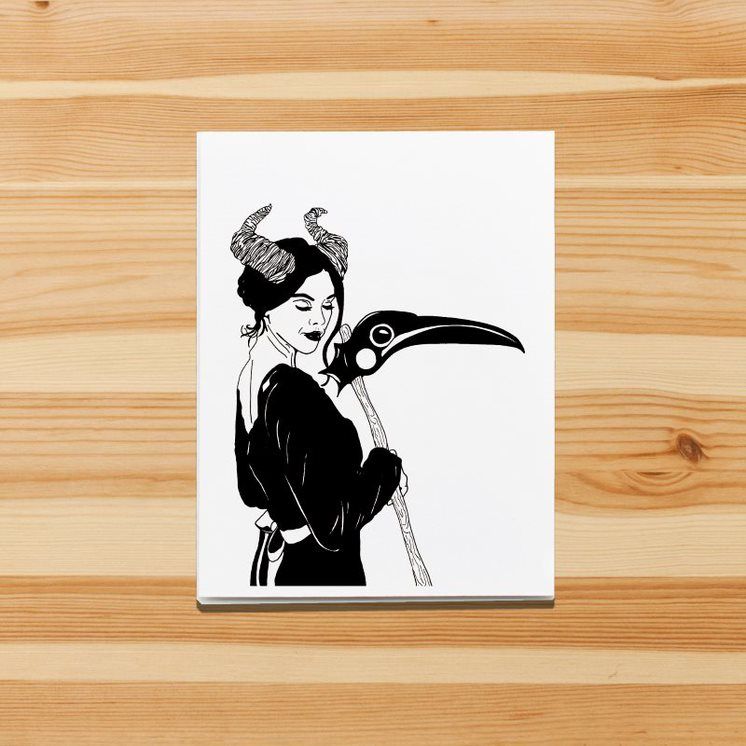 Madame Reaper Greeting Card