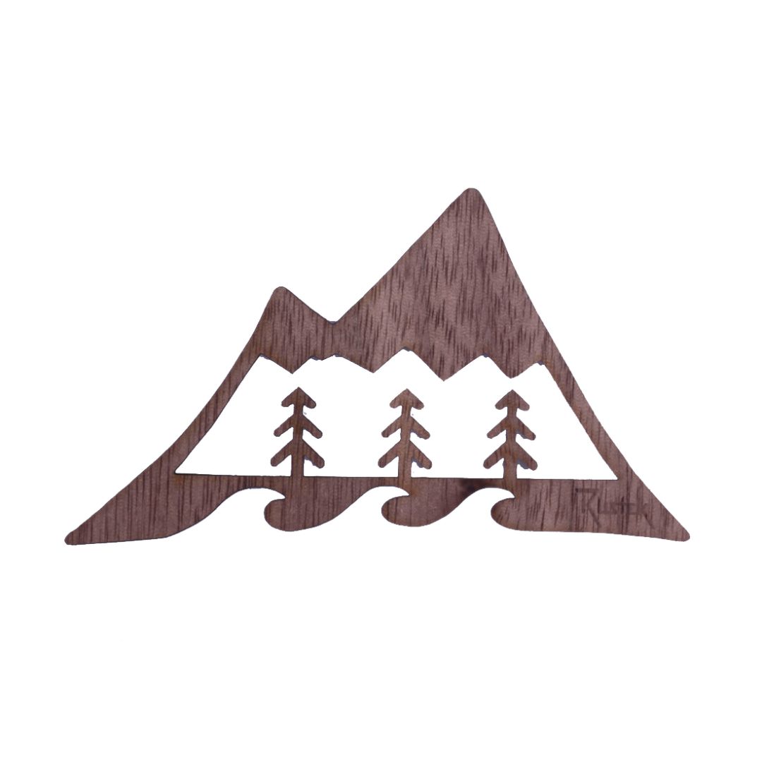 Great Outdoors Wood Sticker