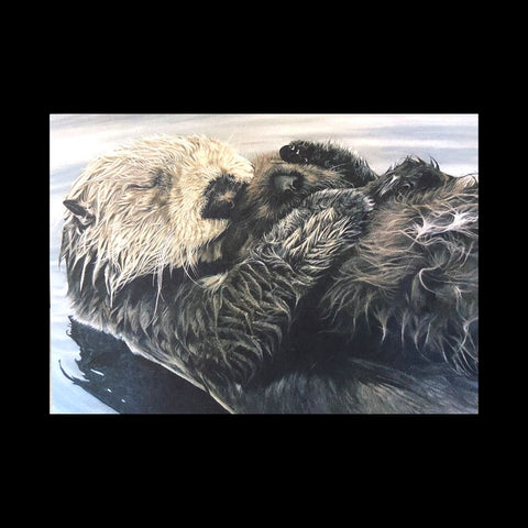 Devotion - Fine Art Card with Otter