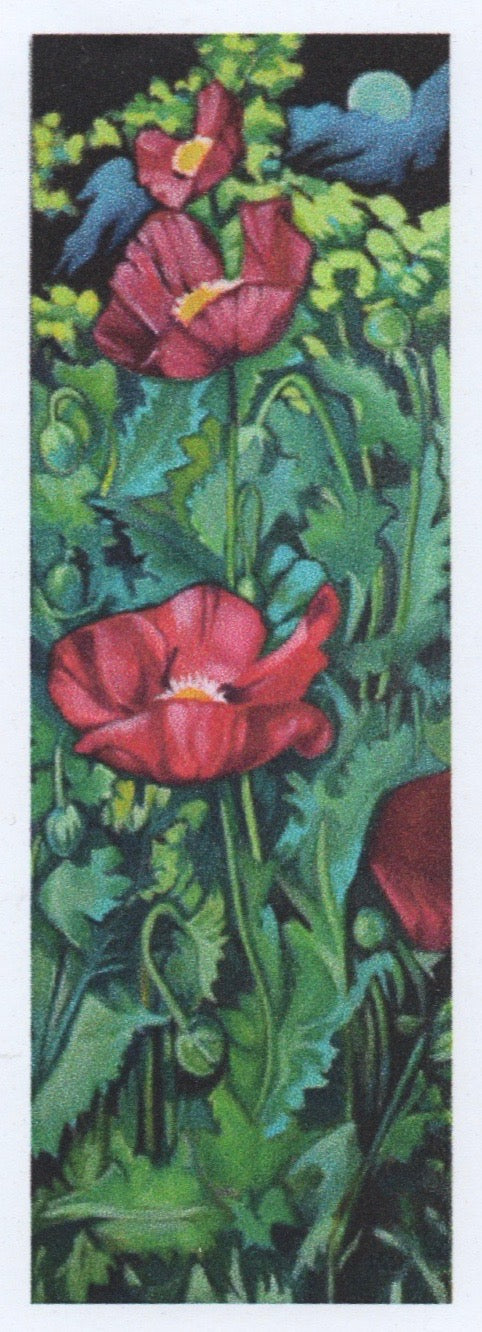 Night Poppies Sticker