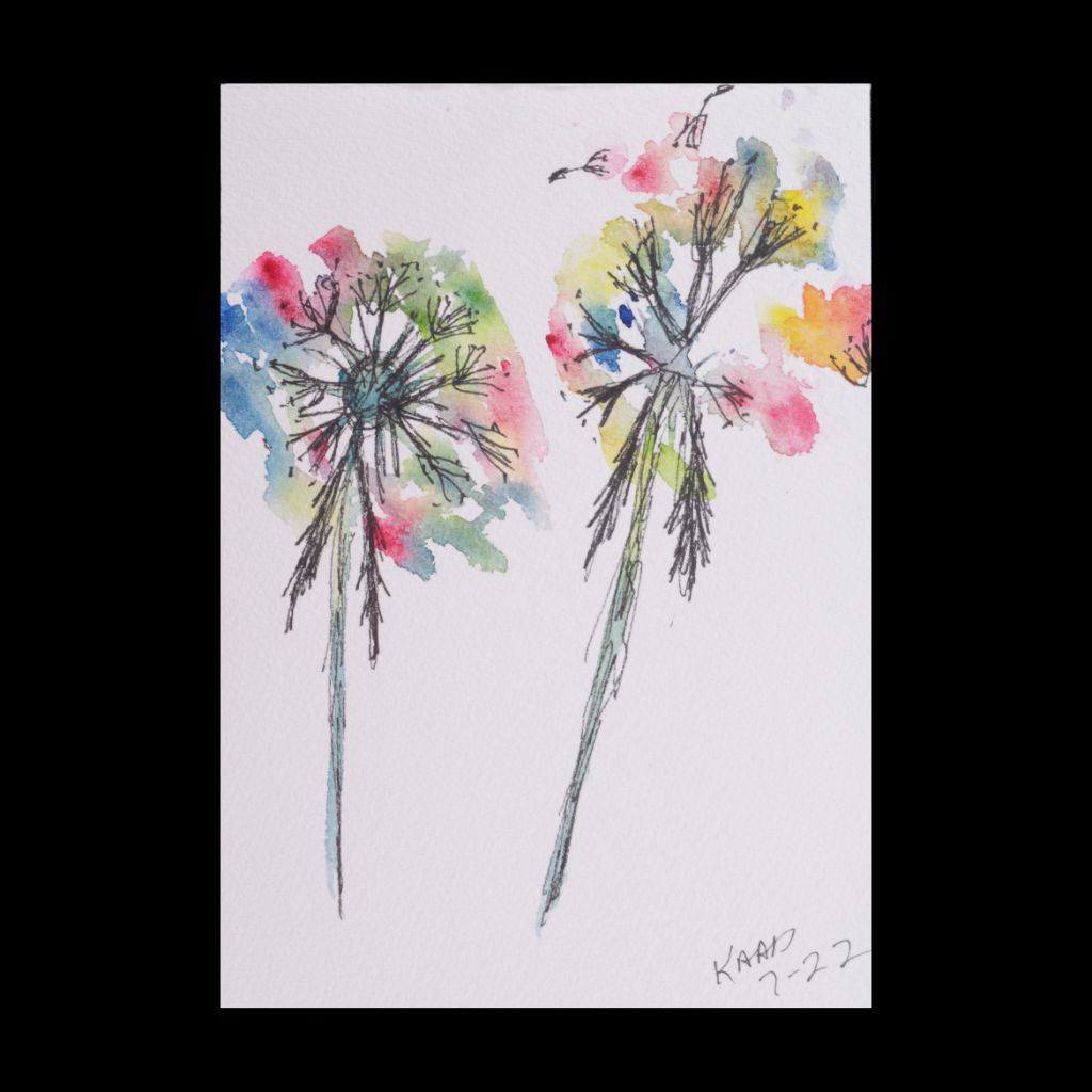Original Watercolor Flowers