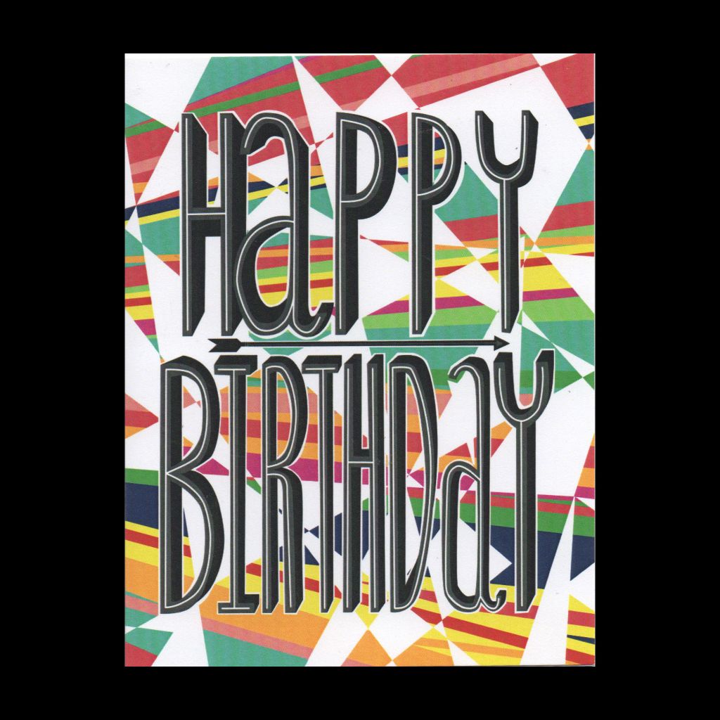 Colorful Happy Birthday Card