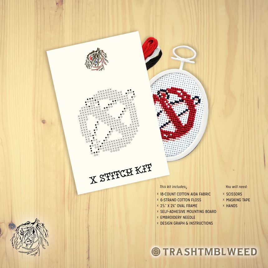 No Wire Hangers X Stitch Kit