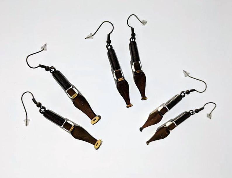 Pen Nib Earrings