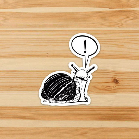 Snail Surprise Sticker