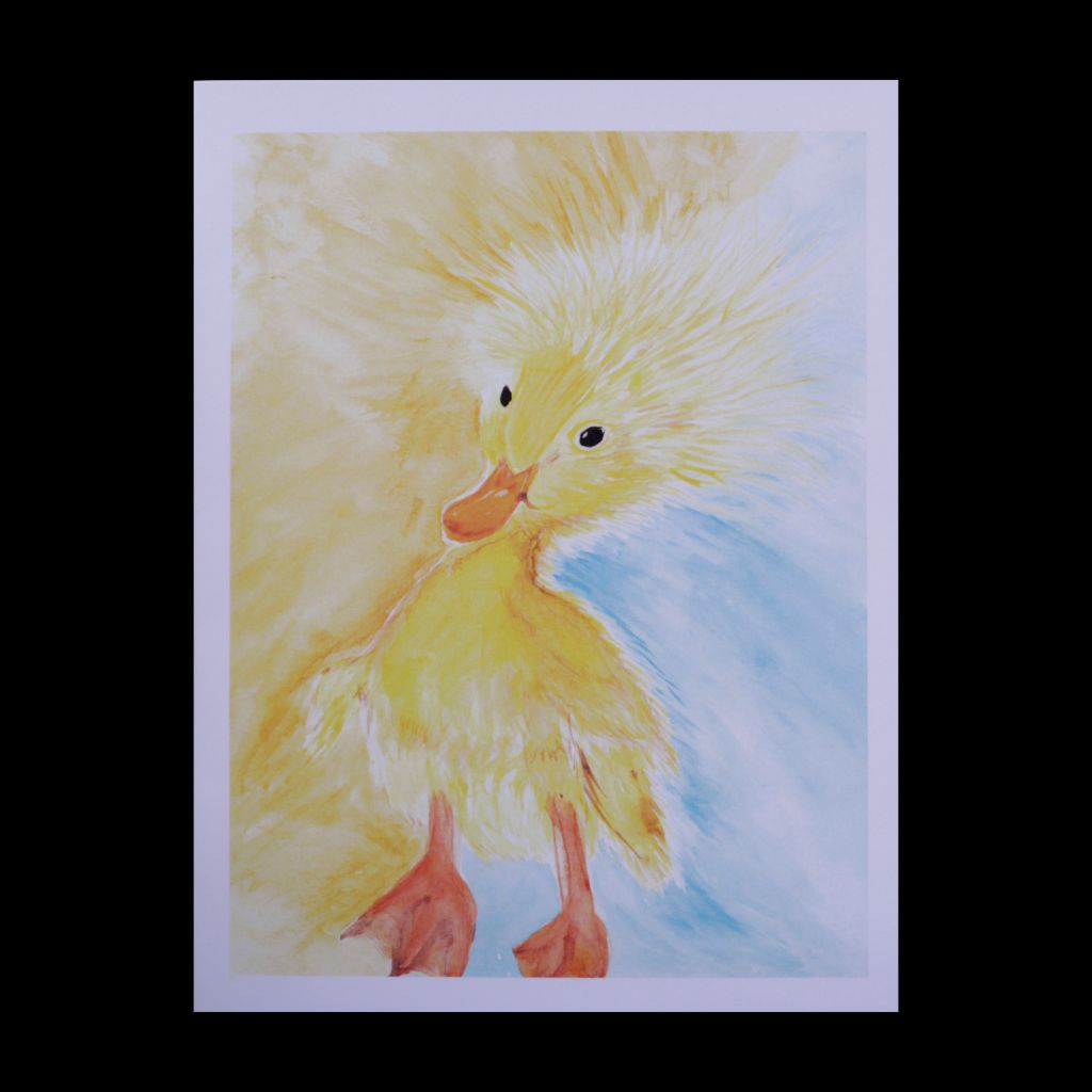 Duck - Watercolor Greeting Card