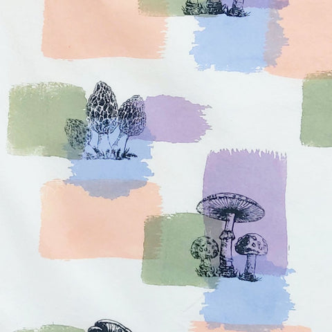 Mushroom Printed Cotton Towel