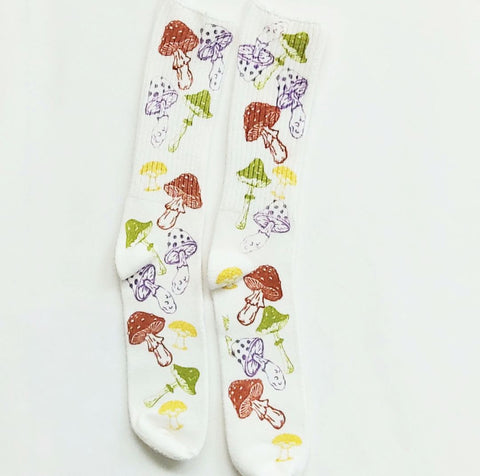 Mushroom Printed Socks