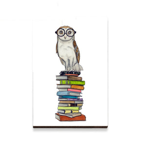 Book Learned Owl Magnet
