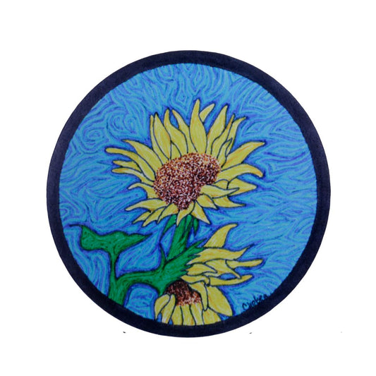 Sunflower sticker