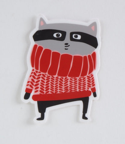 Raccoon Sweater sticker
