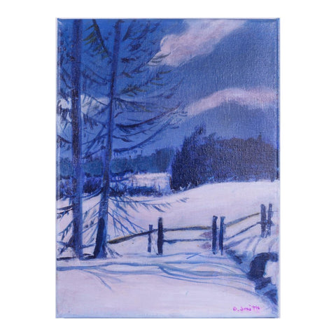 Quiet Country Winter - original painting