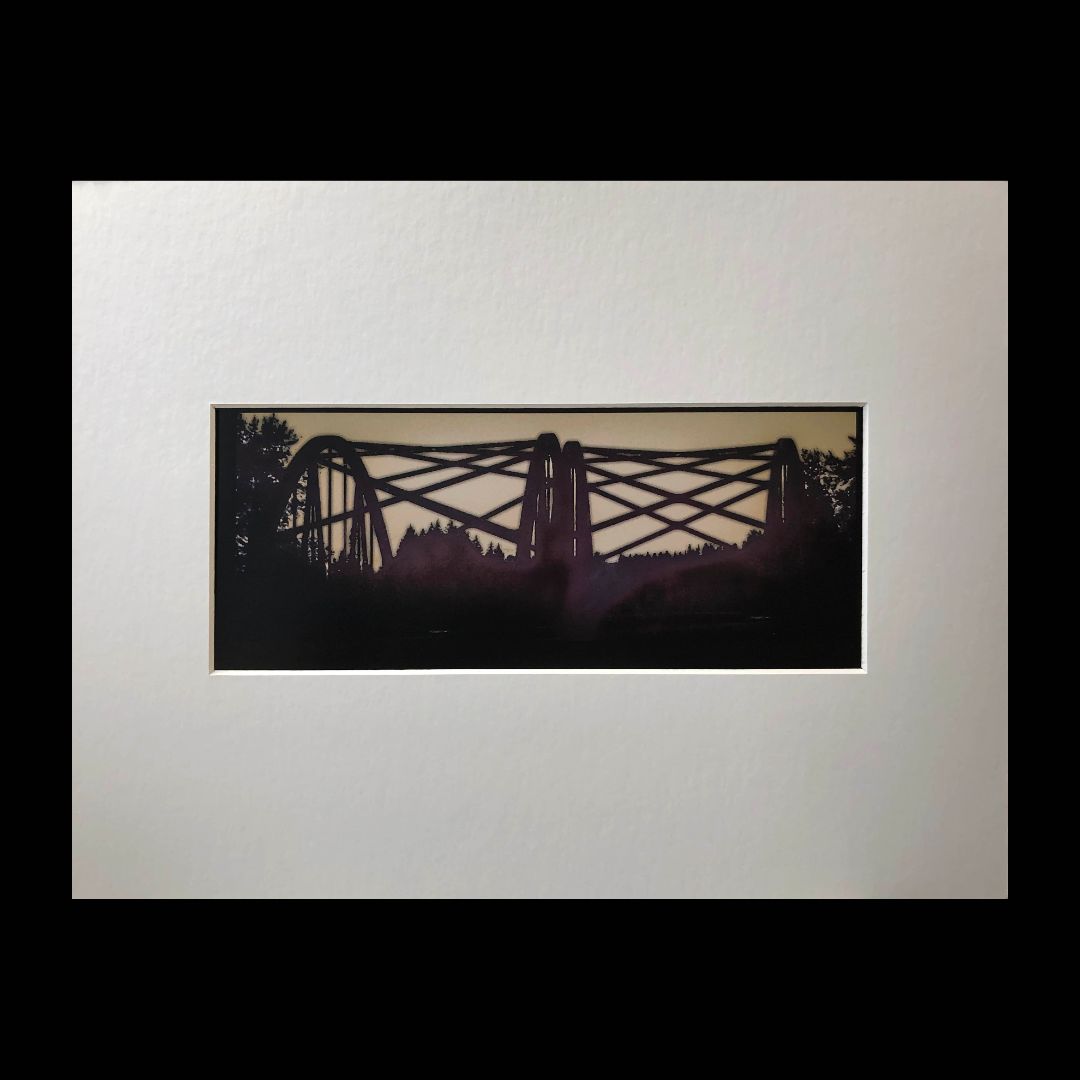 Matted Print of Double Bridge - 11 x 14