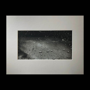 Matted Print of Raindrops - 11 x 14