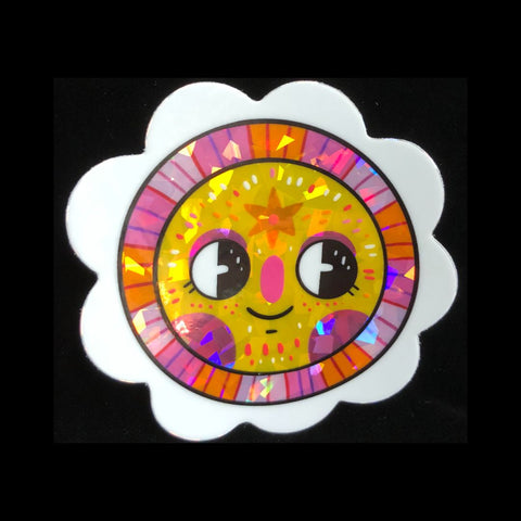 Lady Sun Sticker