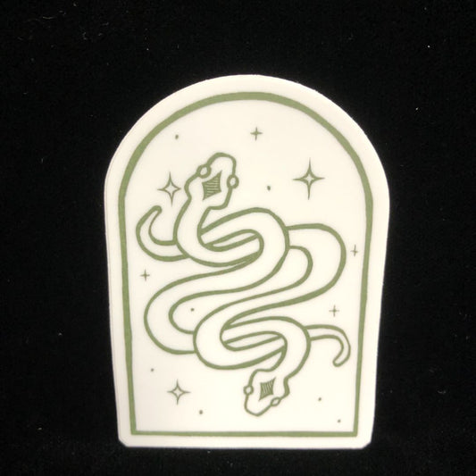 Twin Snakes Sticker