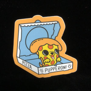 Pepperoni Pizza Pup Sticker
