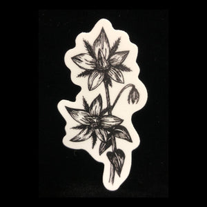 Borage Flower Sticker