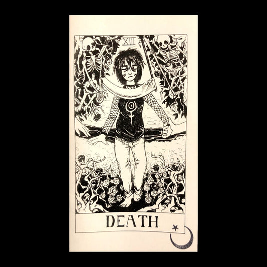 Drawing Room Tarot: Death Zine