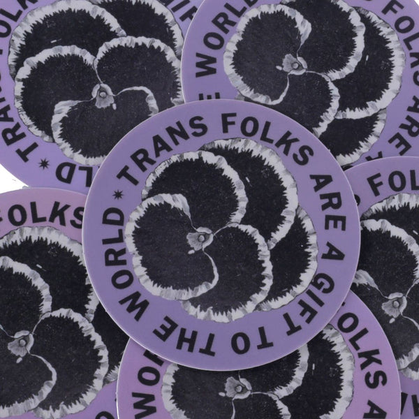 Trans Folk sticker