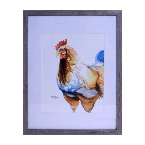 Mr. Rooster - Framed Print