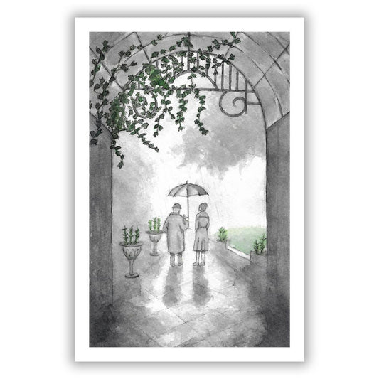 Melancholy Garden Print