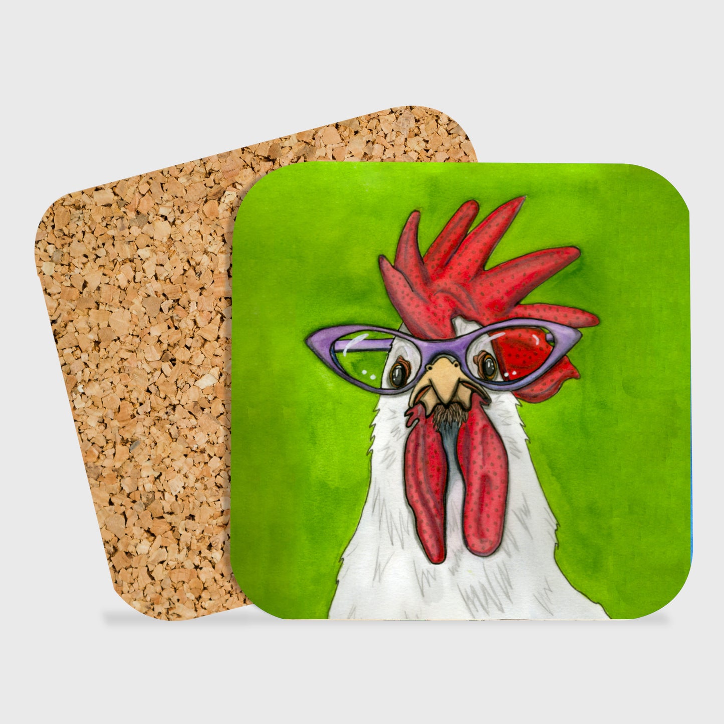 Ms. Cluck Coaster