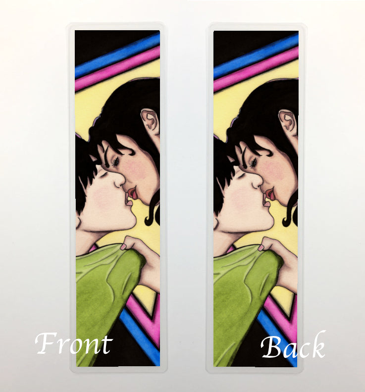 Neon Love Bookmark