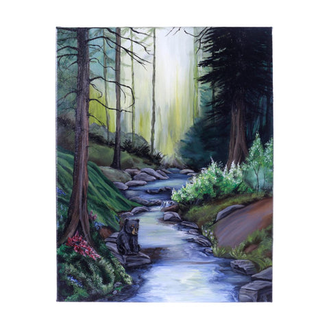 Growing up on the Nisqually - original painting
