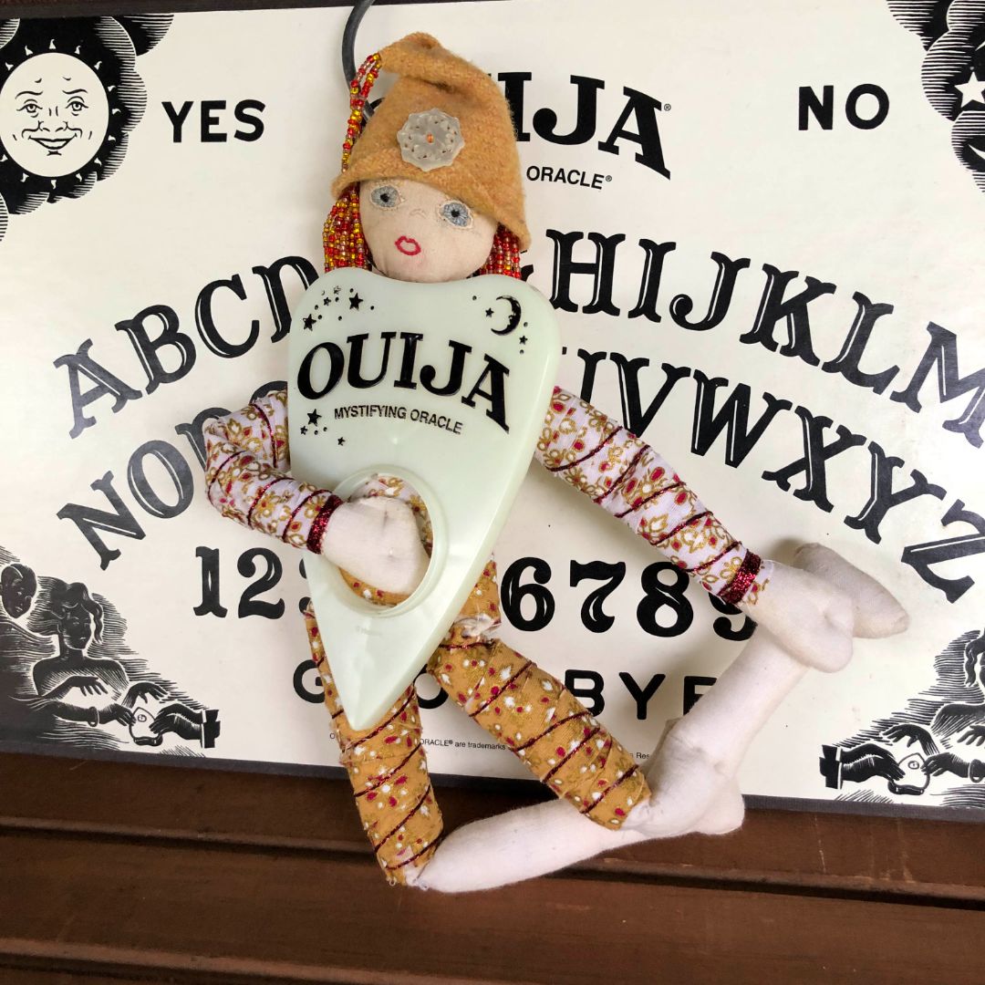 Ouija Fiber Art Doll