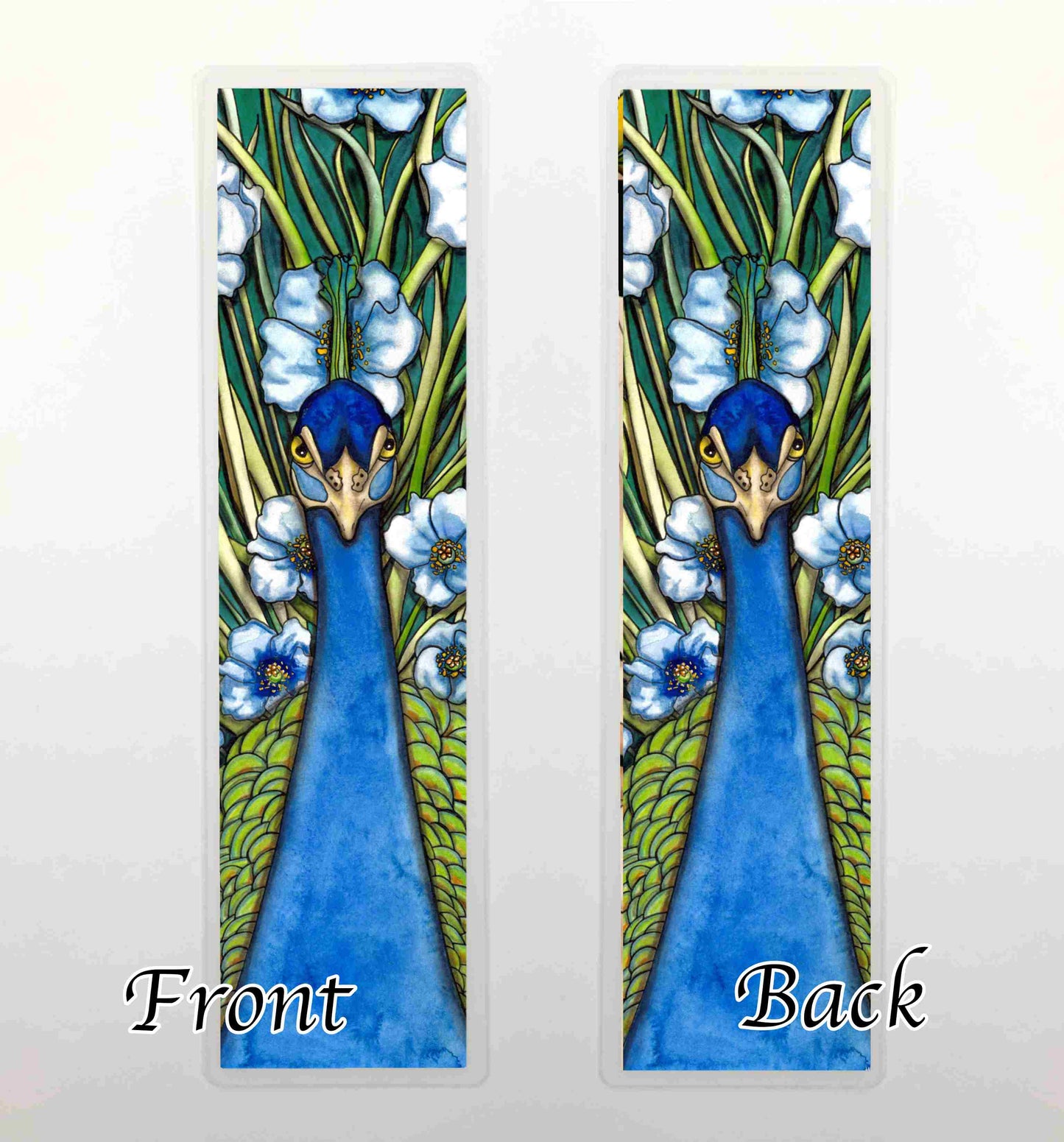 Peacock Grande Fleur Bookmark