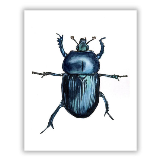 Scarab Beetle Print