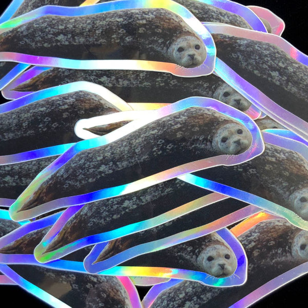 Harbor Seal - Holographic Sticker