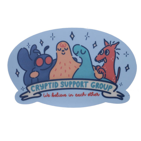 Cryptid Support Group - vinyl sticker