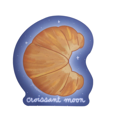 Croissant Moon Sticker