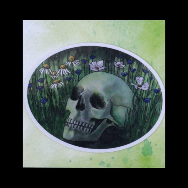 Fertilized by Misfortune - Skull Sticker